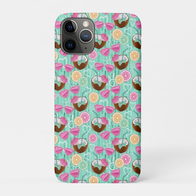 Funda De Case-Mate Para iPhone Beach Summer Pattern  (Reverso)