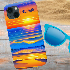 Funda Para iPhone 13 Beach Sunset