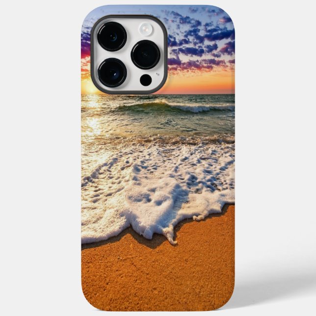 Funda De Case-Mate Para iPhone Beach Sunset (Reverso )