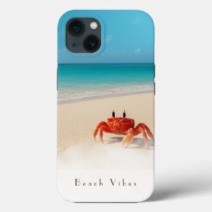 Funda Para iPhone 13 Beach Vibes - iPhone 13 Funda 1 cangrejo