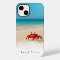 Beach Vibes - iPhone 14 Funda 1 cangrejo