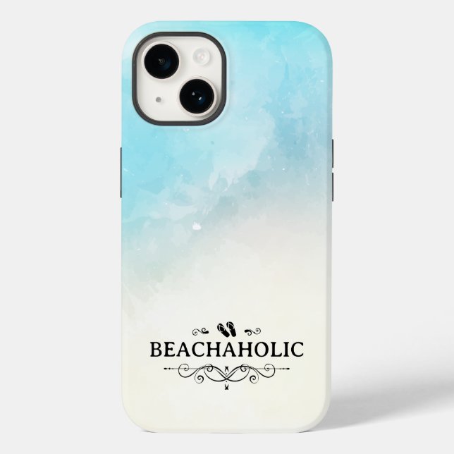 Funda De Case-Mate Para iPhone Beachaholic Playa (Reverso )