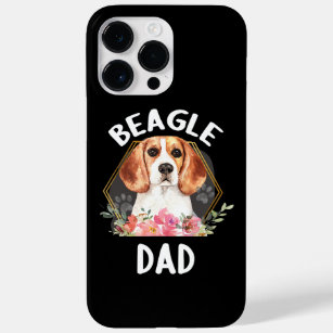 Funda Para iPhone 14 Pro Max De Case-Mate Beagle Floral Dad Dog/ Beagle Perros Amantes