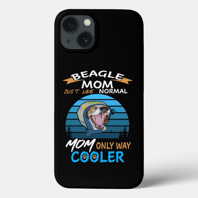 Funda De Case-Mate Para iPhone Beagle Mom Cooler (Reverso)
