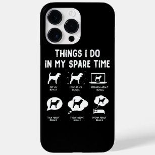Funda Para iPhone 14 Pro Max De Case-Mate Beagle Things Do Spare Time/ Funny Beagle