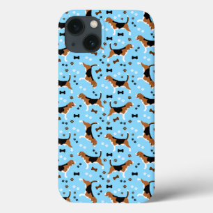 Funda Para iPhone 13 Beagles Dog Raza Beagle Pattern