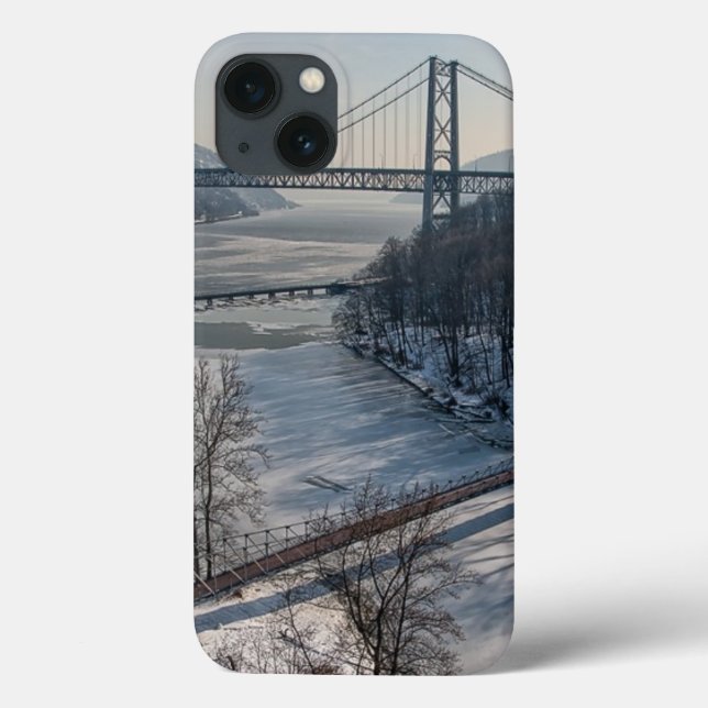 Funda De Case-Mate Para iPhone Bear Mountain Bridge (Reverso)