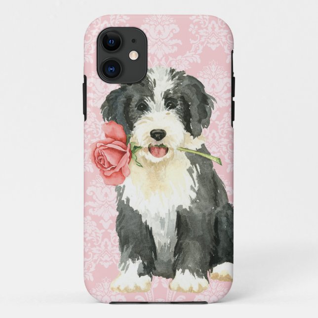 Funda De Case-Mate Para iPhone Beardie subió tarjeta del día de San Valentín (Reverso)