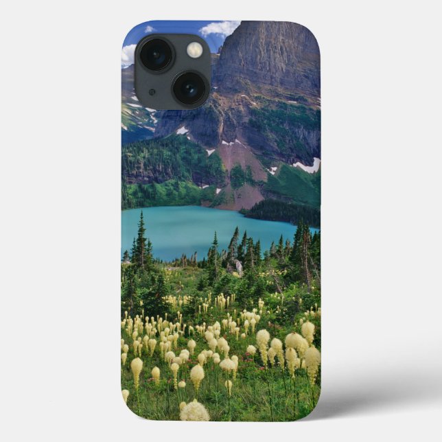 Funda De Case-Mate Para iPhone Beargrass sobre el lago Grinnell en Many (Reverso)