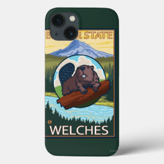 Funda Para iPhone 13 Beaver & Mt. Hood - Welches, Oregón