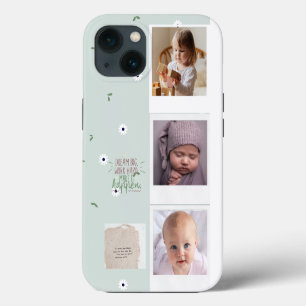 Funda Para iPhone 13 bebé con grandes deseos