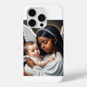 Funda Para iPhone 15 Pro bebé de ángel