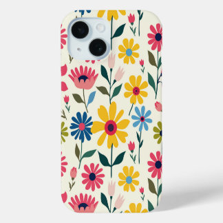 Funda Para iPhone 15 Bebé Flor