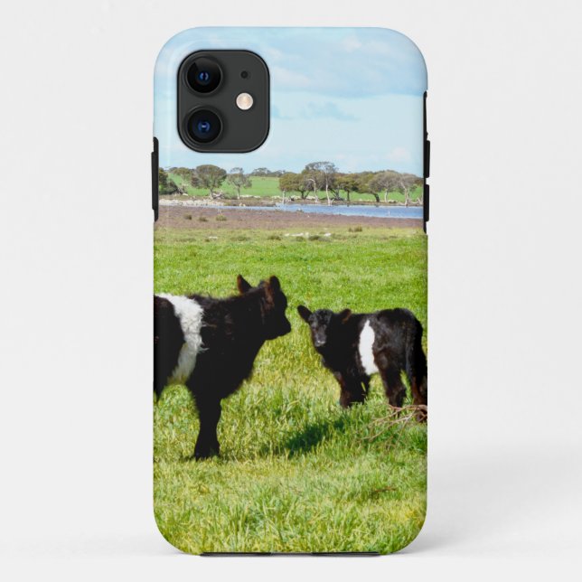 Funda De Case-Mate Para iPhone Bebés de vaca gay, (Reverso)