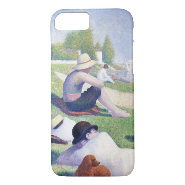 Funda De Case-Mate Para iPhone Bebés en Asnieres, Seurat (Reverso)