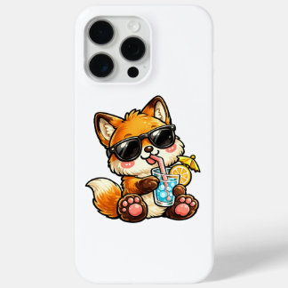 Funda Para iPhone 15 Pro Max Bebida de zorro genial