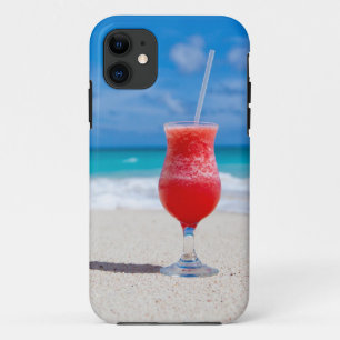Funda Para iPhone 11 Bebida en el caso del iPhone de la playa