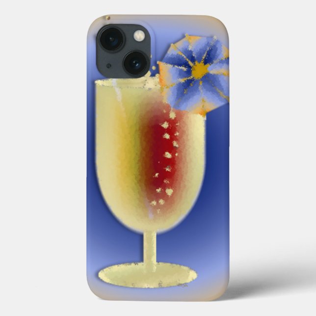 Funda De Case-Mate Para iPhone Bebida tropical (Reverso)
