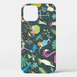 Funda Para iPhone 12 Bebidas De Aves Tropicales: Vibrantes Sin Mar.