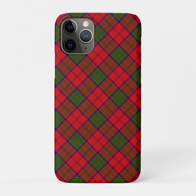 Funda De Case-Mate Para iPhone Becar tartán de platillos rojos (Reverso)