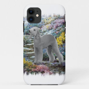 Funda Para iPhone 11 Bedlington Terrier Summer Garden Art