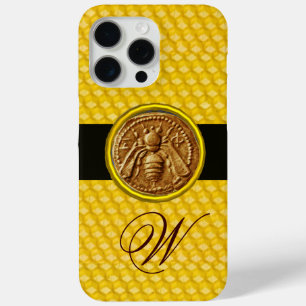 FUNDA PARA iPhone 15 PRO MAX BEE, BIENESTAR DE BEEKEPER MONOGRAM