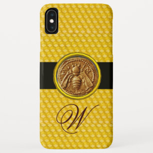 FUNDA PARA iPhone XS MAX BEE, BIENESTAR DE BEEKEPER MONOGRAM