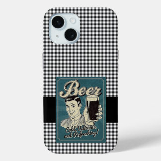 Funda Para iPhone 15 Beer Retro