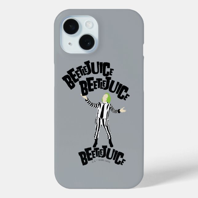 Funda De Case-Mate Para iPhone Beetlejuice Beetlejuice Beetlejuice (Reverso )