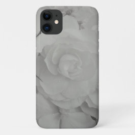 Funda Para iPhone 11 Begonia blanca