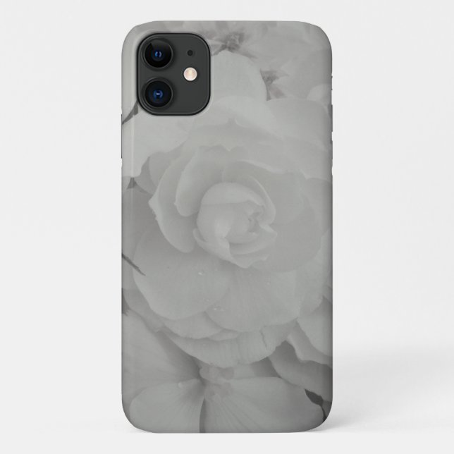 Funda De Case-Mate Para iPhone Begonia blanca (Reverso)