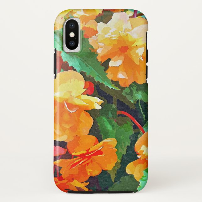 FUNDA DE Case-Mate PARA iPhone BEGONIAS (Reverso)