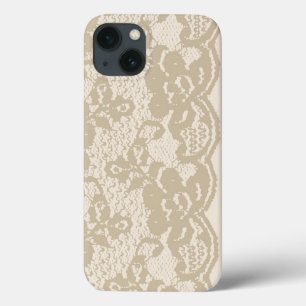Funda Para iPhone 13 Beige lace