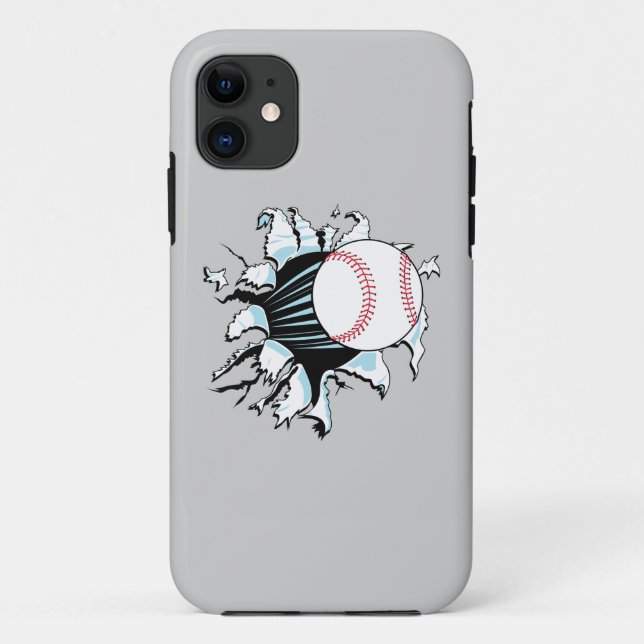 Funda De Case-Mate Para iPhone Béisbol (Reverso)
