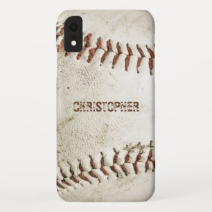 Funda Para iPhone XR Béisbol Antiguo Personalizado