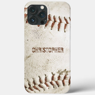 Funda Para iPhone 13 Pro Max Béisbol Antiguo Personalizado