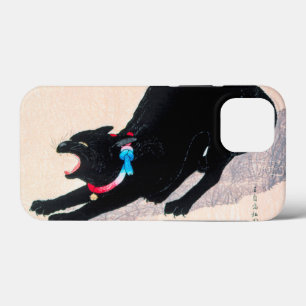 Funda Para iPhone 13 Mini Bella Artes de eclosión de gato negro por Hiroaki