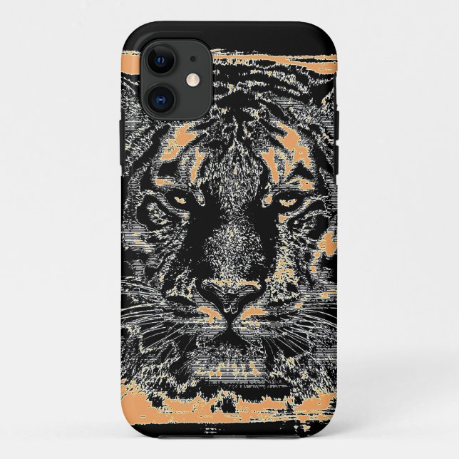 Funda De Case-Mate Para iPhone Bella Artes de tigres 2 - estuches para iPhone (Reverso)