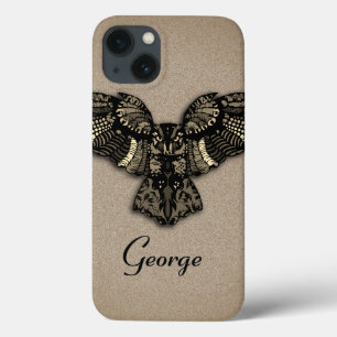 Funda Para iPhone 13 Bella búho rústico