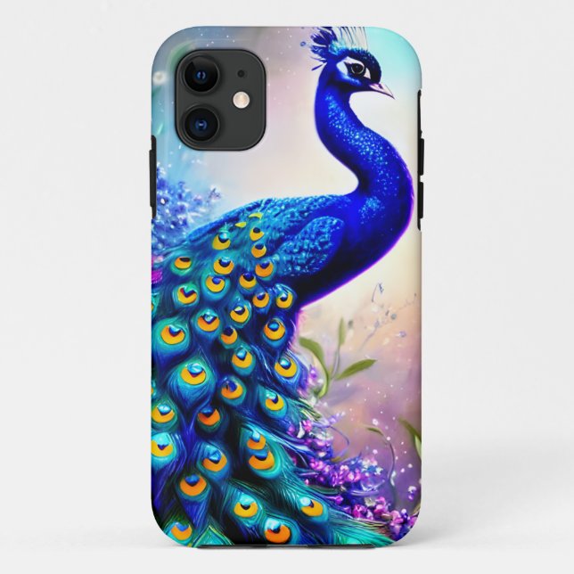 Funda De Case-Mate Para iPhone Bella Fantasy Peacock (Reverso)