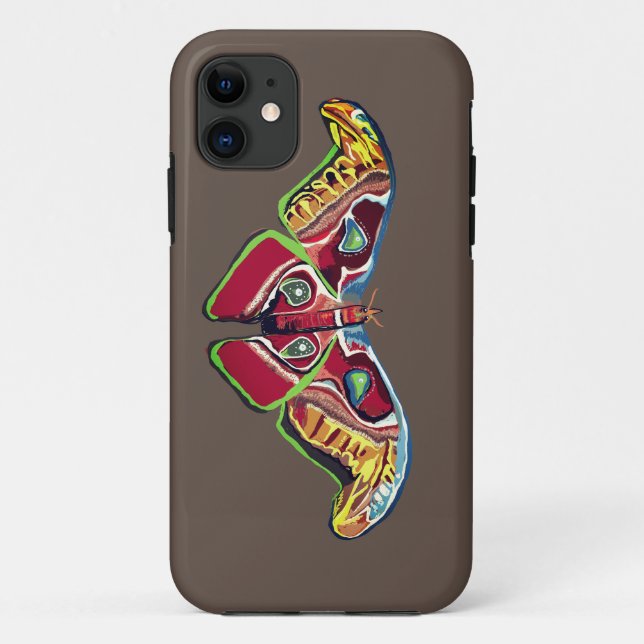 Funda De Case-Mate Para iPhone Bella mariposa arte (Reverso)