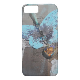 Funda Para iPhone 8/7 Bella mariposa arte de medios mixtos