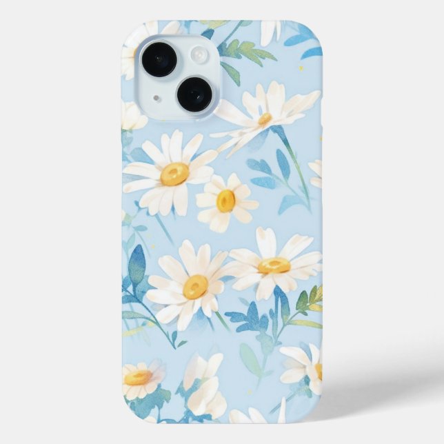 Funda De Case-Mate Para iPhone Belleza Azul Pastel (Reverso )