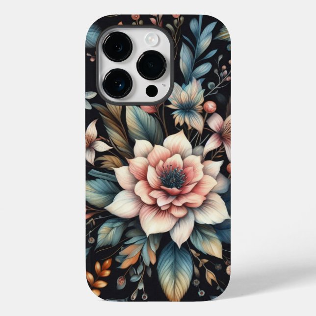 Funda De Case-Mate Para iPhone Belleza botánica (Reverso )