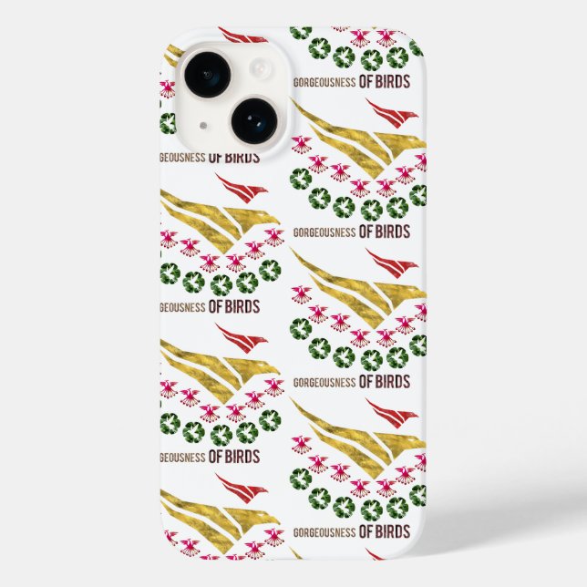 Funda De Case-Mate Para iPhone belleza de las aves (Reverso )