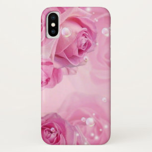 Funda Para iPhone X Belleza en auge: estuche para iPhone rosa rosa