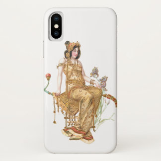Funda Para iPhone X Belleza exótica Art Nouveau de Oriente