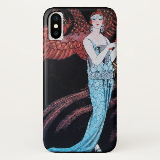 FUNDA PARA iPhone X BELLEZA Y FOENIX,DISEÑADOR DE MODA ARTISTA