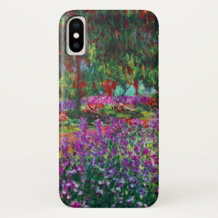 Funda Para iPhone X Bello Artes de Claude Monet del jardín de flores