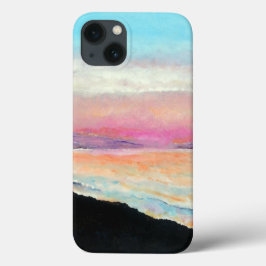 Funda Para iPhone 13 Bello Sunset Beach Art